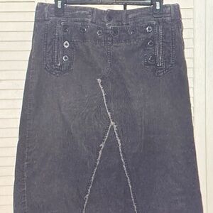 American Eagle Outfitters Charcoal A-Line Skirt